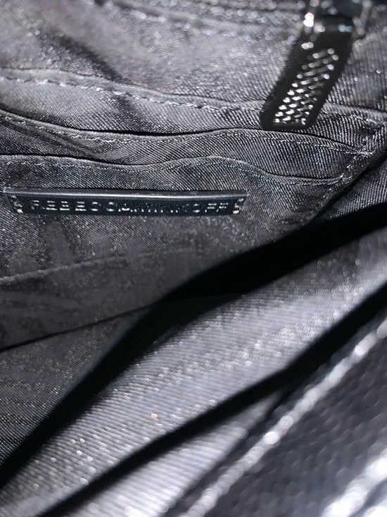 Rebecca Minkoff Black Quilted Crossbody with Silver Hardware - Picture 2 of 13